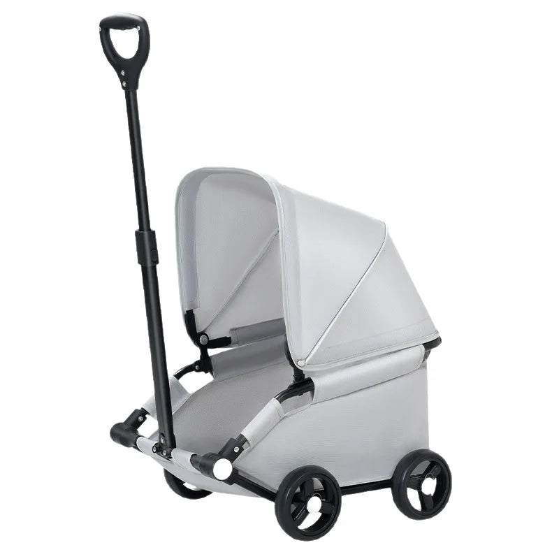 Small Dog Pet Stroller Foldable Lightweight Travel Outdoors Cross Border US Europe Pet Trolley Pet Stroller Trolley for Dog