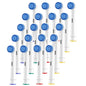 4/8/12/16/20 Pack Sensitive Gum Care Soft Bristle Replacement Brush Heads Compatible with Oral B Braun Electric Toothbrush
