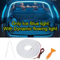 RGB 5M Car Rear Trunk Brighten LED Strip Multifunctional for Waterproof Flexible Light APP Control Connector Plug & Play 12V