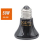 25/50/75/100W E27 Pet Heating Lamp 110V 220V Infrared Ceramic Emitter Heat Light Bulb Pet Brooder Chickens Reptile Lamp 1PC