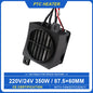 350W 220V Heater 24V DC Fan Thermostatic Electric Heater PTC Fan Heater Heating Element Egg Incubator Heater