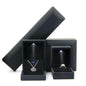 LED Jewelry Ring Box with Llight Luxury Crown Earrings Pendant Storage Display Proposal Wedding Gift Box Jewelry Organizer Box