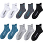 10/20Pairs High Quality Men's Socks Casual Breathable Cotton Man Run Sports Socks Spring Autumn Male Sox Gifts Plus Size 38-45
