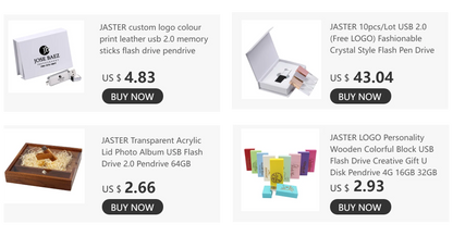 JASTER Glass Drift Bottle With Cork USB Flash Drive (Transparent) Pendrive 4GB 8GB 16GB 32GB 64GB 128GB Fashion Current Gift