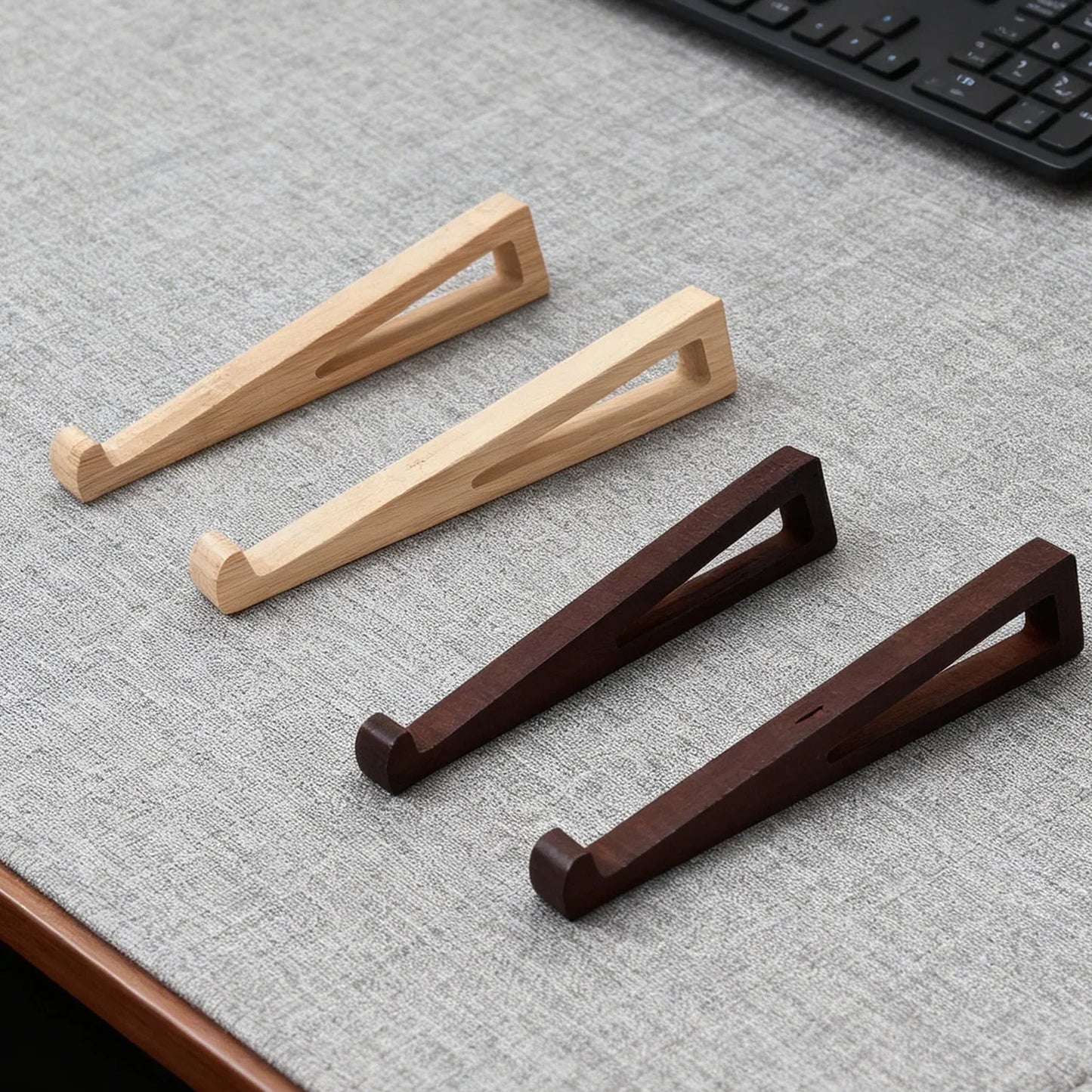 Desktop Non-slip Laptop Wooden Holder Cooling Stand Universal Heat Dissipation Notebook Computer Desk Heighten Bracket Support