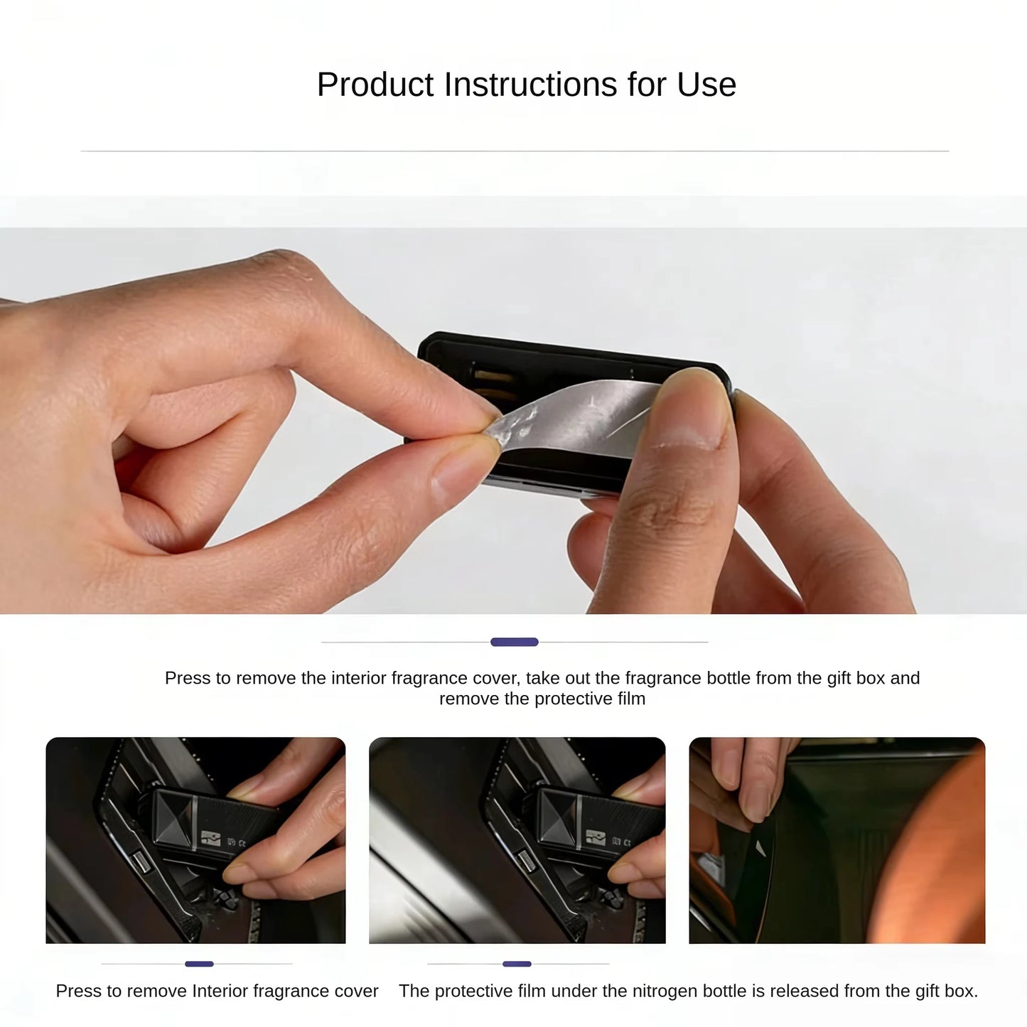 For Yangwang U8/U9, Genuine OEM Electronic Aroma System Fragrance Refill Sticks, Original Car Scent Replacement Refill Parts