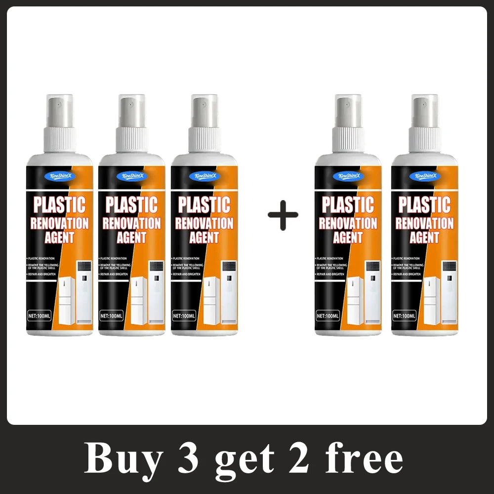 General Household Plastic Repair Agent Plastic Renovation Spray Easily Removes Scratches, Oxidizes, Yellows and Repairs