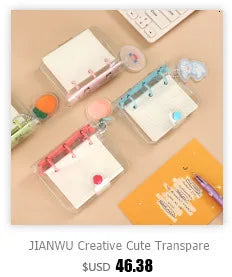 JIANWU 8pcs/set Retro Solid Color Basic Decoration Washi Tape Set DIY Scrapbook Cute Sticker Kawaii Masking Tape School Supplies