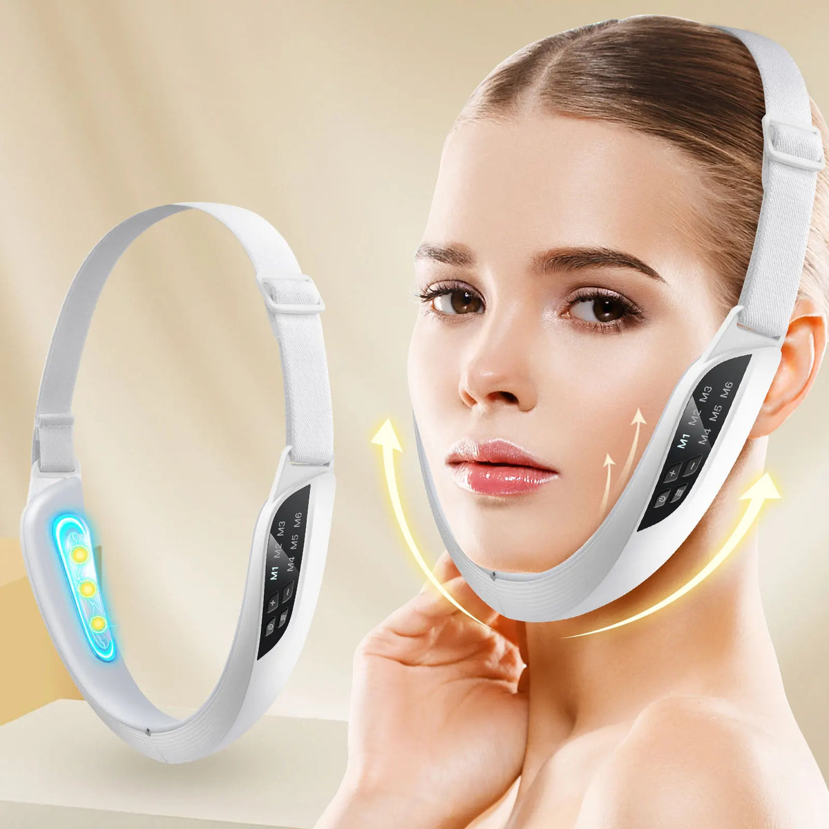 V Shaped Face Beauty Device Firming Facial Lifting Massager Double Chin Removal V-Face Line Lift Belt Facial Beauty Instrument