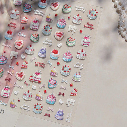 Luxury 5D Floral Nail Art Stickers Gold Silver Chinese Style Metal Frame Shiny Crystal Rhinestone Self Adhesive Manicure Decal