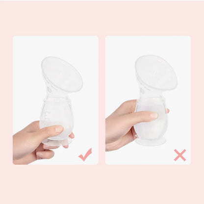 Baby Feeding Manual Breast Pump Partner Breast Collector Automatic Correction Breast Milk Silicone Pumps Maternity Products
