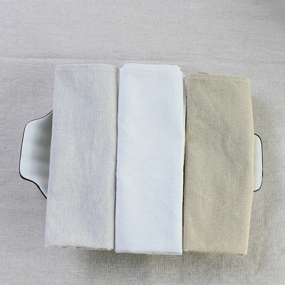 6pcs Cloth Napkins 30X45CM Orange Cotton Polyester Blend Kitchen Washable Dinner Reusable Napkins Wedding Party Table Decoration