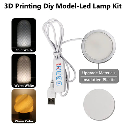 For Bambu Lab 3D Printing DIY Creative Model Computer Wireless Mouse Aviation Model Engine LED Light Kit 001 3D Printer Par