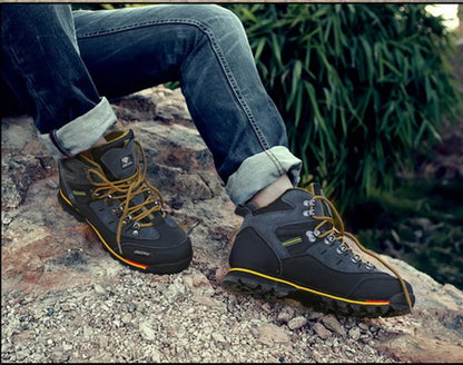 Mixed Gender Hiking Shoes Men Winter Mountain Climbing Trekking Boots Top Quality Outdoor Fashion Casual Snow Boots Plus Size 47