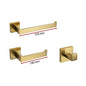 Gold Brushed Bathroom Accessories Hardware Towel Bar Rail Toilet Paper Holder Towel Rack Hook Soap Dish Toilet Brush