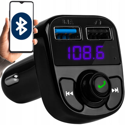 TRANSMITER BLUETOOTH FM MP3 CHARGER TRANSMITER BT AUDIO PLAYER