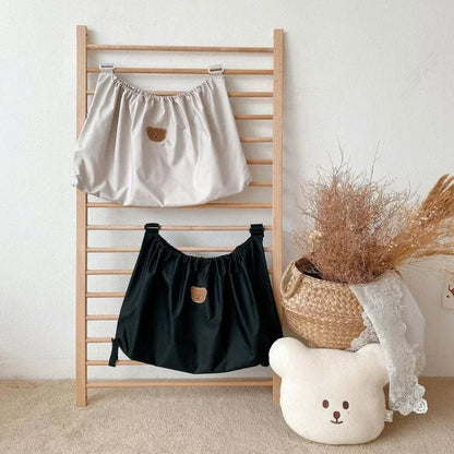 Reusable Washable Baby Milk Bottle Diapers Pouch Outdoor Travel Stroller Hanging Storage Organizer Nappy Storage Bag