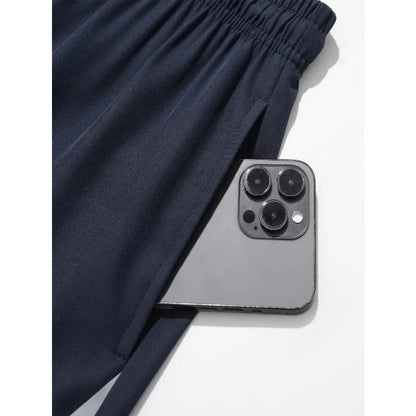 Muscle Fitness Casual Running Five-point Pants Men Reflective Stripe Basketball Training Quick-drying Breathable Training Shorts