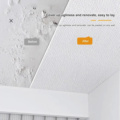 Self-Adhesive 3D Linen Foam Wall Sticker PVC Moisture-proof Wallpaper for Living Room Bedroom Bathroom Dormitory Home Decoration