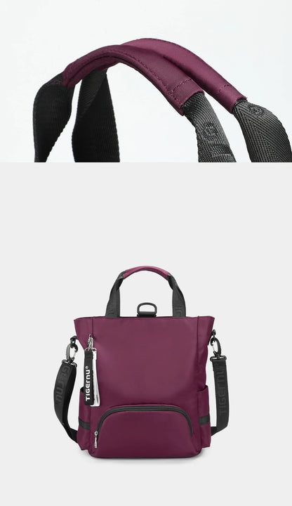 Tigernu New 3 In1 Tote Bag With Zipper For Women Casual School Backpacks Fashion Female Shoulder Bag Light Weight Girls Handbags
