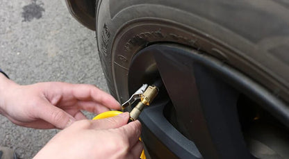 Car Auto Brass 8mm Tyre Wheel Tire Air Chuck Inflator Pump Valve Clip Clamp Connector Adapter Car Accessories For Compressor