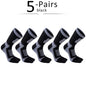 5 Pairs Toe Sport Short Socks Man Thick Compression Mesh Endurable Fitness Bike Run Outdoor Basketball Travel 5 Finger Socks