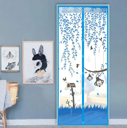 Mesh Door Curtain Magnetic Curtains Hands-free Anti Mosquito Insect Fly Bug Curtain Net Automatic Closing Window Screen Kitchen