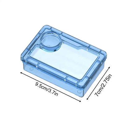 Safe Escape Proof Compartment Reptile Food Dish for Leopard Gecko Hermit Crab Frog Spider Chameleon Iguana Lizard Tarantula