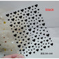 3d Nail Art Stickers Red Black White Love Hearts Stars Clouds French Full Tips Adhesive Nail Decals Slider For Manicure