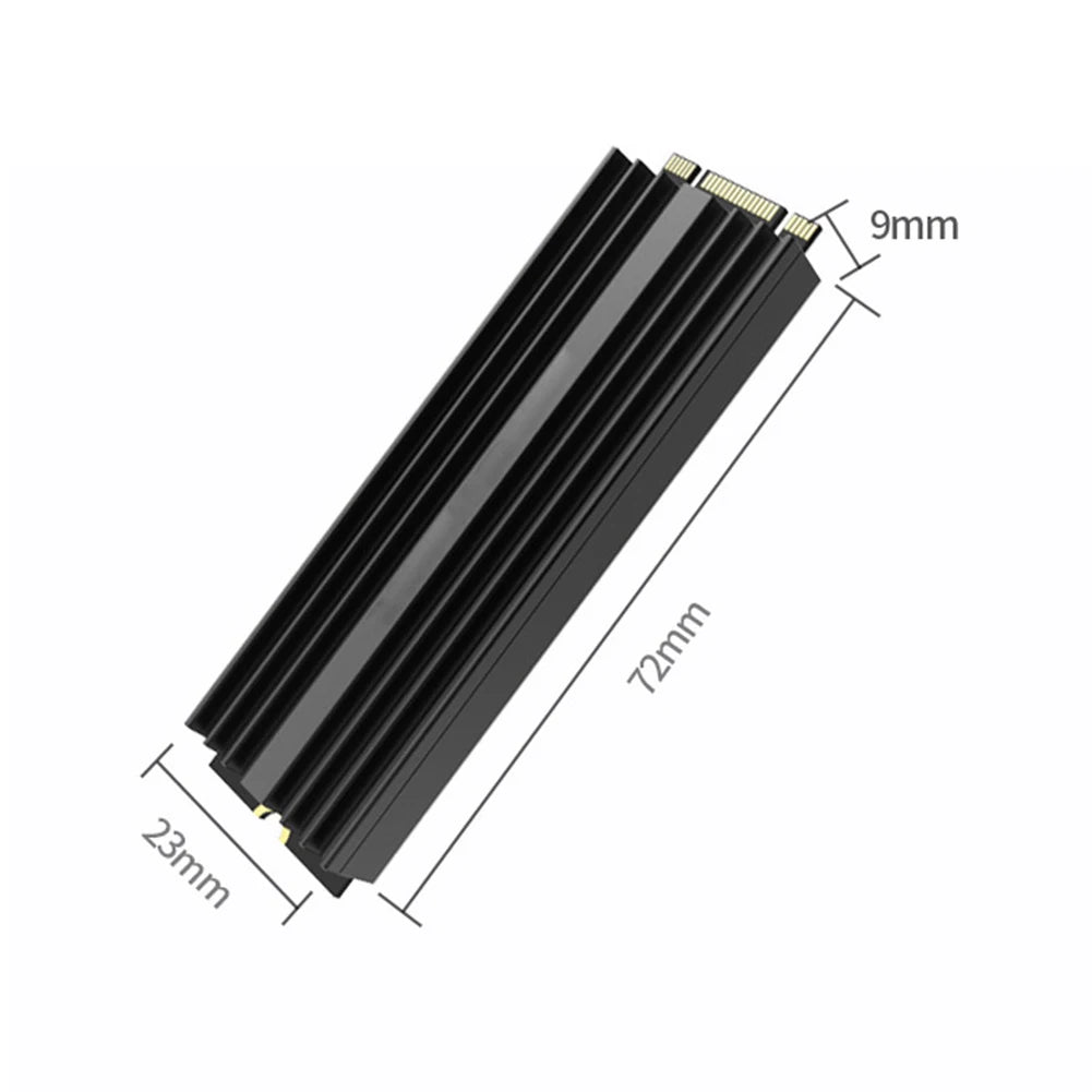 M.2 SSD NVMe Heat Sink heatsink M2 2280 SSD Hard Disk Aluminum Heat Sink with Silicone Thermal Pad for PC / PS5 PCIE 2280 SSD