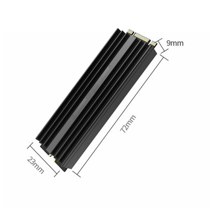 M.2 SSD NVMe Heat Sink heatsink M2 2280 SSD Hard Disk Aluminum Heat Sink with Silicone Thermal Pad for PC / PS5 PCIE 2280 SSD