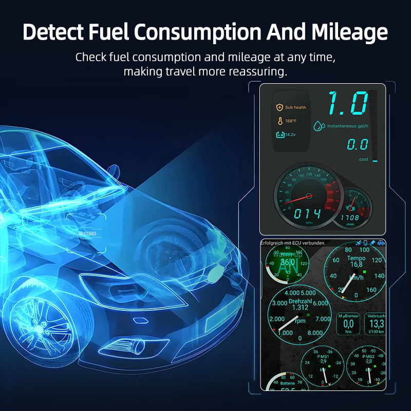 Junsun Auto Scanner Mini ELM327 Bluetooth Adapter OBD2 Car Diagnostic Tool Scanning Tool Android/IOS Car DVD Accessories