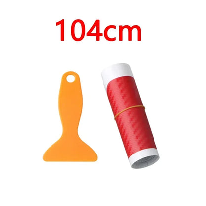 Car Rear Bumper 90/104cm Sticker Carbon Fiber Protective Pad Anti-Scratch Cover Car Edge Board Scuffproof Decal Strip NEW