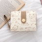Cute Cat Wallets for Women Card Holder Small Purses with Zip Coin Pocket High Quality Square Hand Bags