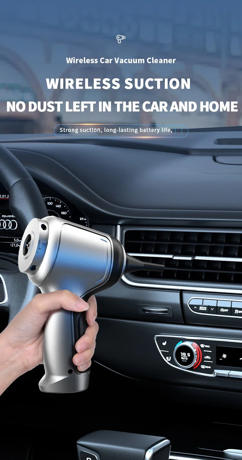 95000Pa Wireless Portable Vacuum Cleaner Car Vacuum Cleaner Handheld Mini ForCar Home Desktop Keyboard Cleaning Cordless Cleaner
