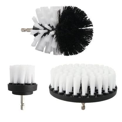 2/3.5/4/5'' Brush Attachment Set Power Scrubber Brush Car Polisher Bathroom Cleaning Kit with Extender Kitchen Cleaning Tools