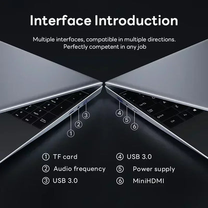 14.1" Gaming Laptop Intel Core I9-9900 32GB+2TB Windows 11 1920x1080 HD Backlit Keyboard Ultra Slim Notebook Computer Office PC