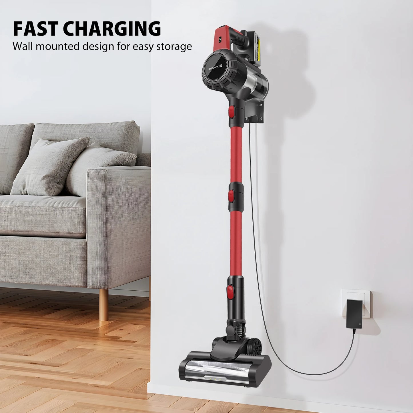 Cordless Stick Vacuum Cleaner Handheld Wireless Household Vacuum Cleaner