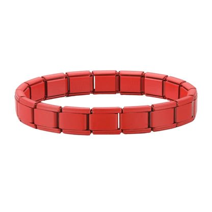 Y2K Italian Charm Bracelets DIY Basic Elastic Charm Stainless Steel Bracelet Fashion Women'S Jewelry Making Wholesale