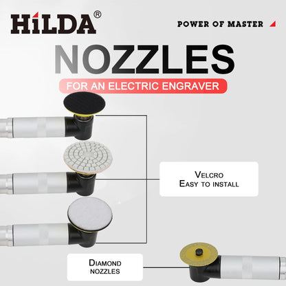 HILDA Ceramic Tile Beauty Sewing Tool 380W Electric Straight Grinder 6 Variable Speeds Cleaning Machine Grinder Sander Polisher