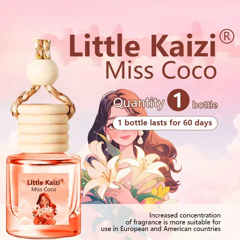 Little kaizi Scented Car Air Freshener - Long Lasting Car Diffuser - Last 60+ Days