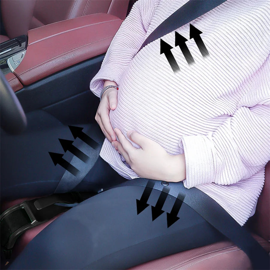 Pregnant Woman Car Seat Safety Belt Adjuster Unborn Baby Moms Belly Driving Protector Car Seat Belt Extender For Maternity