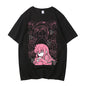Unisex Anime Cos BOCCHI THE ROCK Hitori Gotoh Ljichi Nijika Cotton Casual Short Sleeve Tees High Quality Streetwear