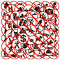 63Pcs Funny Warning Sign Sticker, Water Bottle, Laptop, Phone, Guitar, Skateboard, Stationery DIY Decor Stickers For Kids Adults