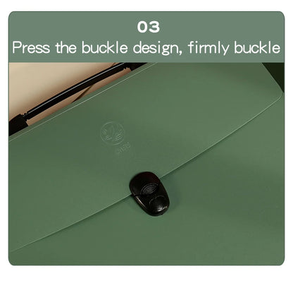 A4 File Folder 13 Layers Fashion Storage Bag Desktop Organizer for School Office Supplies Test Paper Stationery
