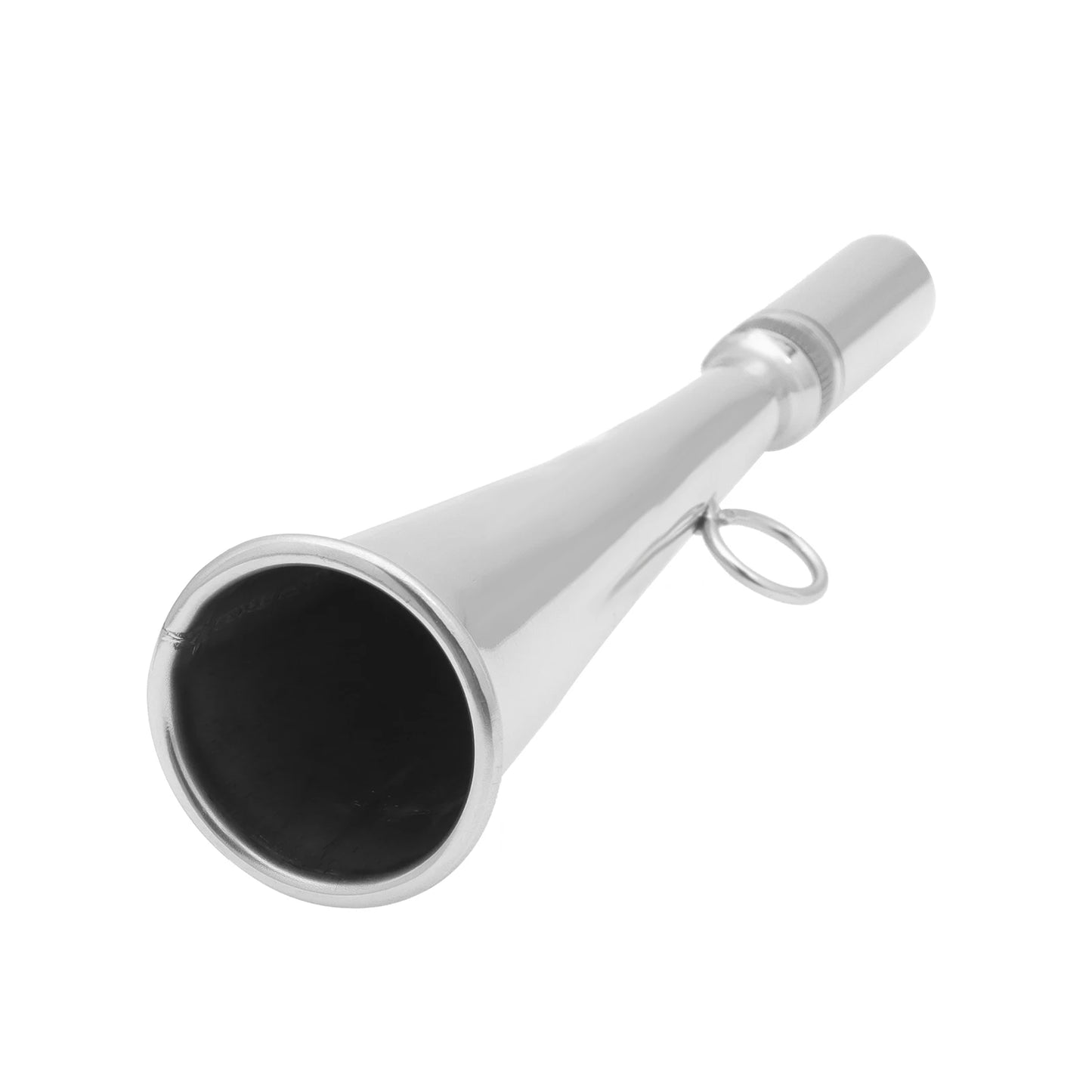 AD Foghorn Stainless Steel Fog Horn Boat Foghorn Handheld Foghorn with Removable Mouthpiece for Yacht Marine Safety
