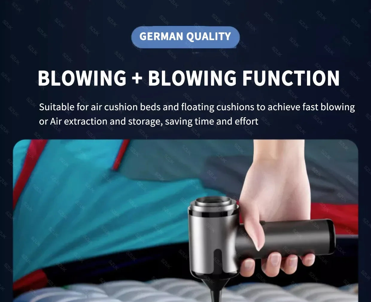 SZUK 148000PA Car Vacuum Cleaner Strong Suction Cordless Handheld Cleaning Machine Wireless Mini Portable Vacuum Cleaner for Car