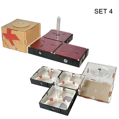 Acrylic Ant Farm Unlimited Expansion Ant Nest with Feeding Area Gypsum Ant House Pet Anthill Workshop Moisturizing Water Tower