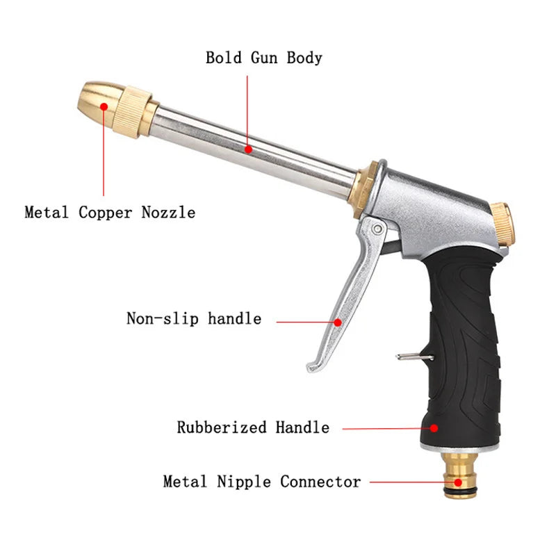 High Pressure Car Wash Water Gun Spray Gun Car Washer Cleaner Garden Hose Sprinkler Foam Water Gun For The Garden