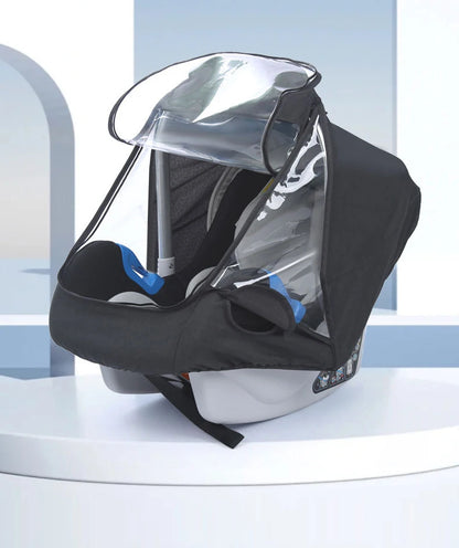 Baby Carriage Cabas Rain Cover Portable Newborn Stroller Safety Seat Wind and Cold Proof Dust Cozy carseat Raincover